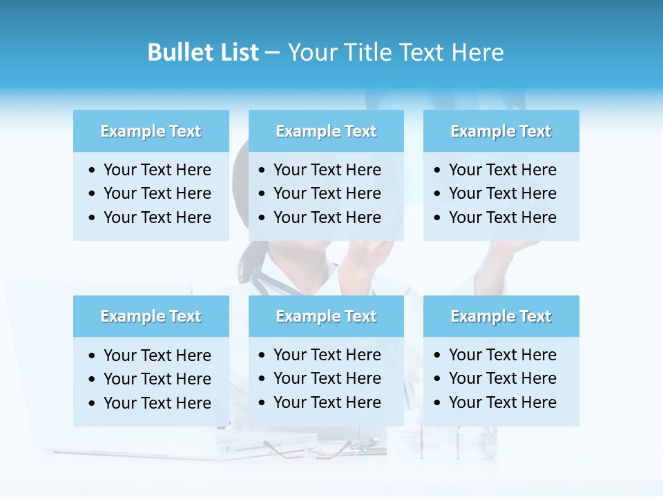Pharmaceutical Background Illness PowerPoint Template