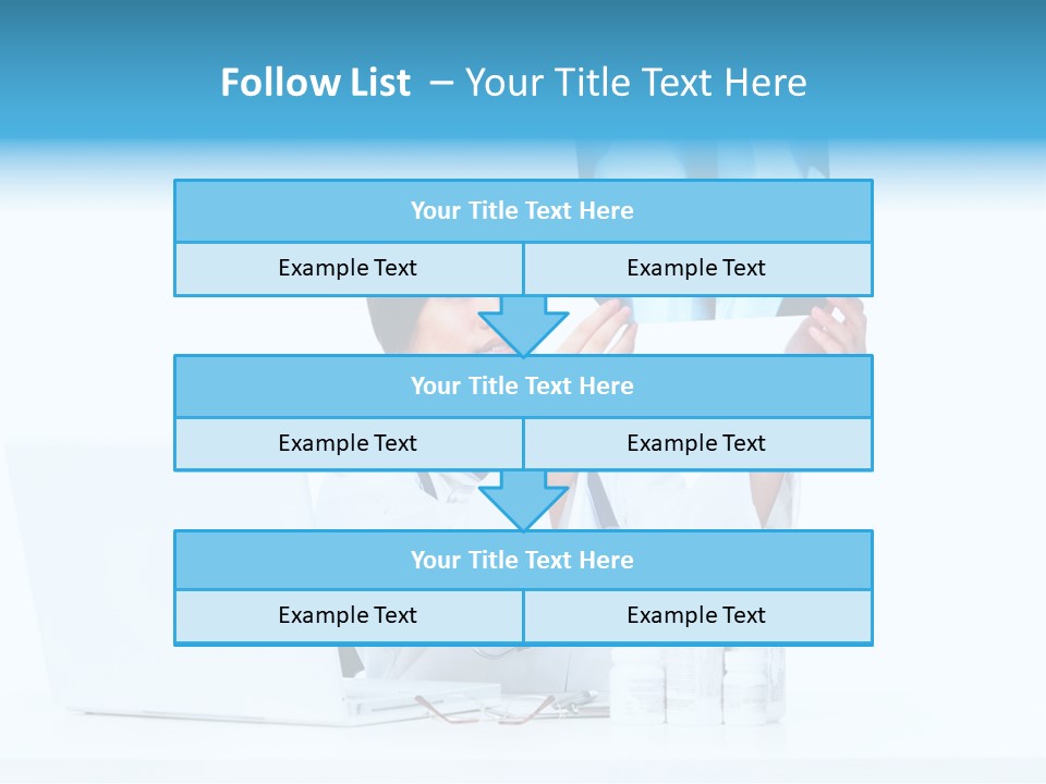 Pharmaceutical Background Illness PowerPoint Template