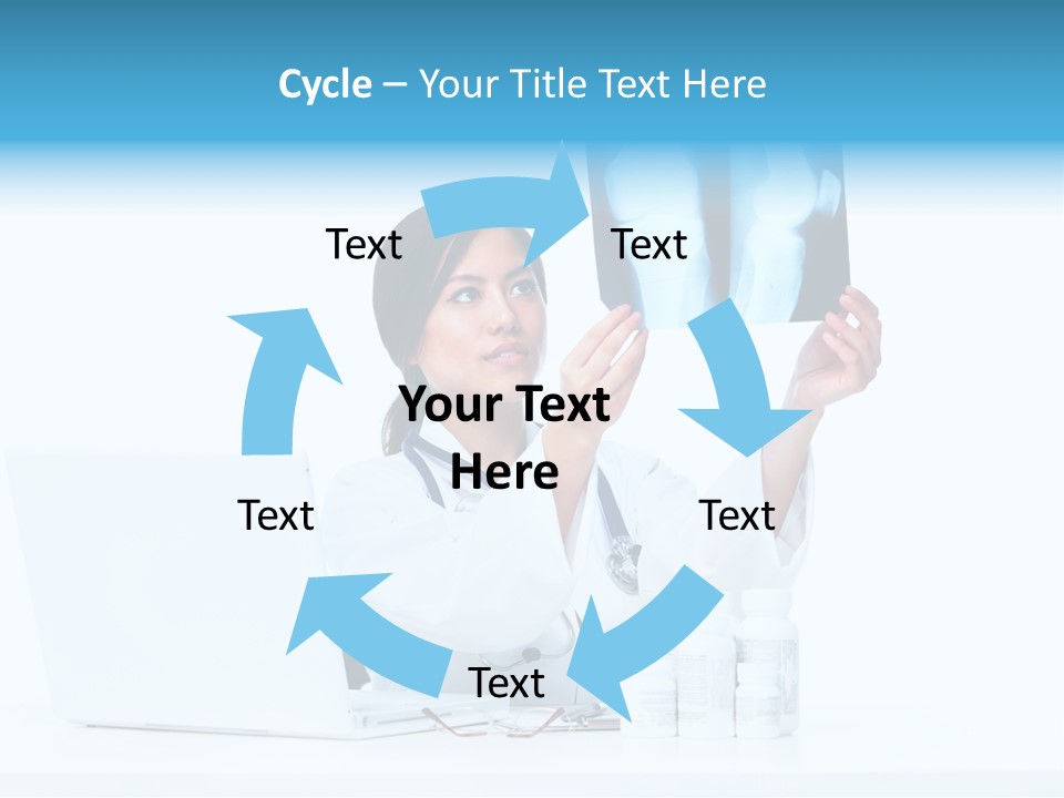 Pharmaceutical Background Illness PowerPoint Template