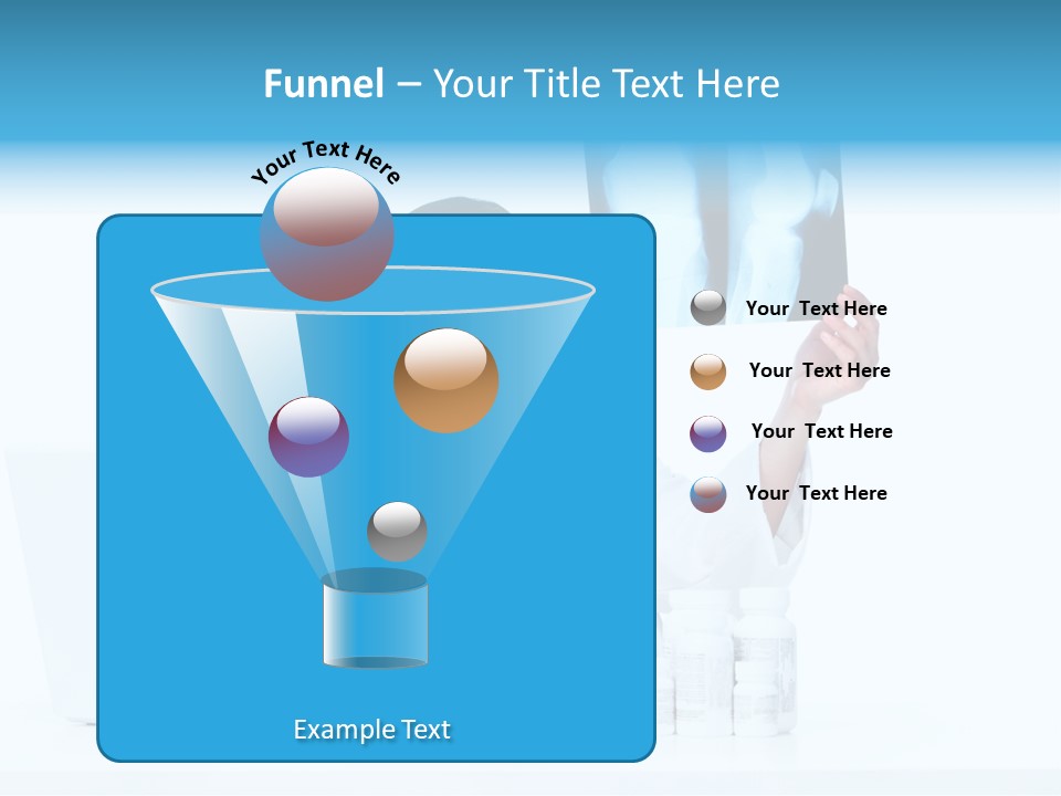 Pharmaceutical Background Illness PowerPoint Template