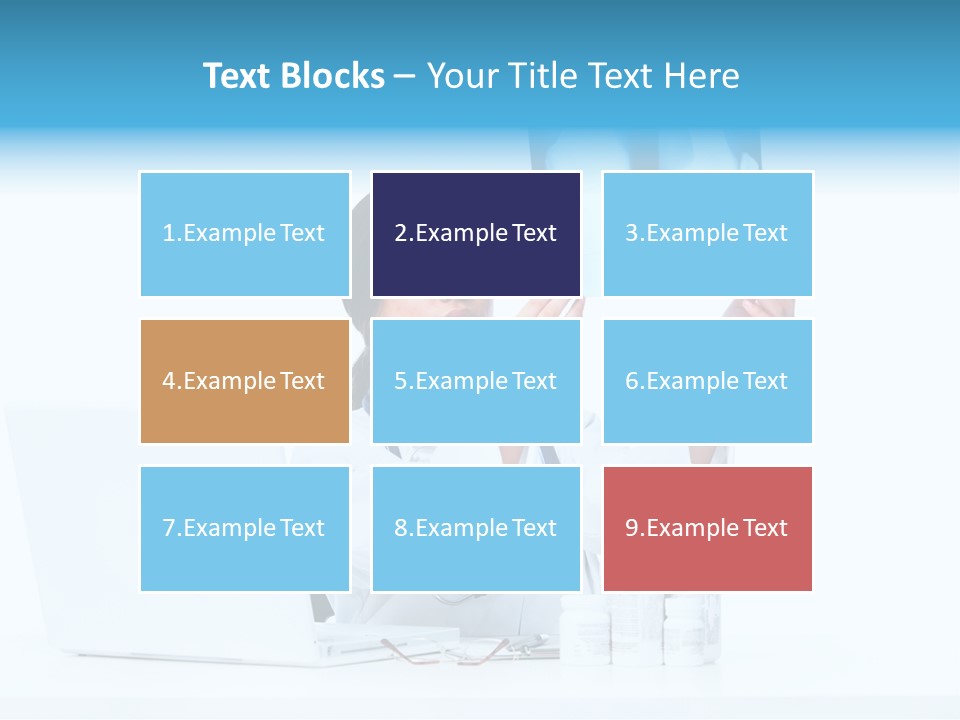 Pharmaceutical Background Illness PowerPoint Template