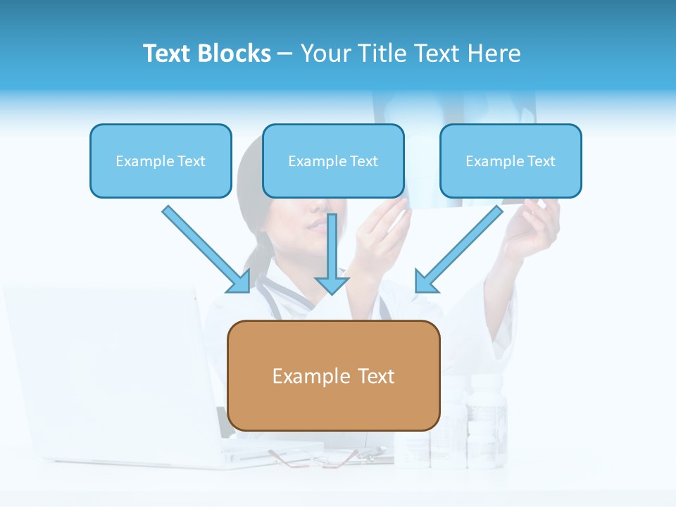Pharmaceutical Background Illness PowerPoint Template