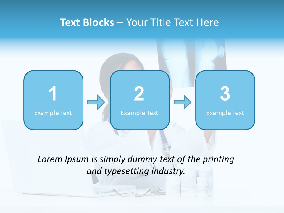 Pharmaceutical Background Illness PowerPoint Template