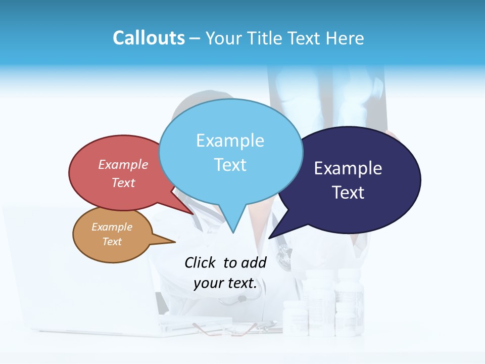 Pharmaceutical Background Illness PowerPoint Template