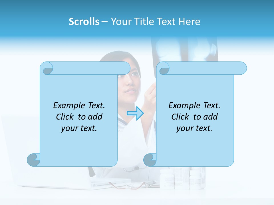 Pharmaceutical Background Illness PowerPoint Template