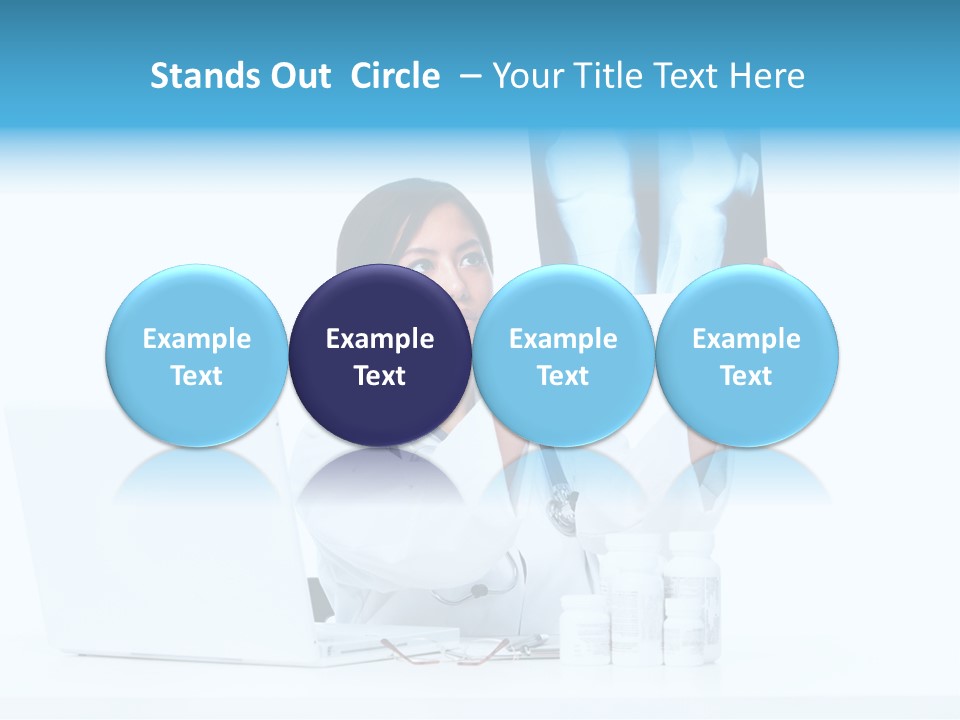 Pharmaceutical Background Illness PowerPoint Template