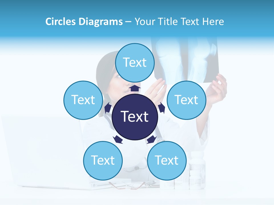 Pharmaceutical Background Illness PowerPoint Template