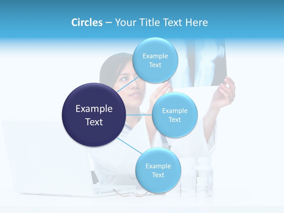 Pharmaceutical Background Illness PowerPoint Template