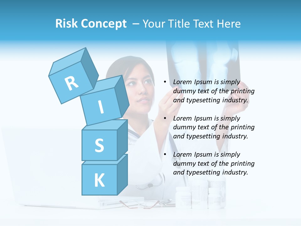 Pharmaceutical Background Illness PowerPoint Template