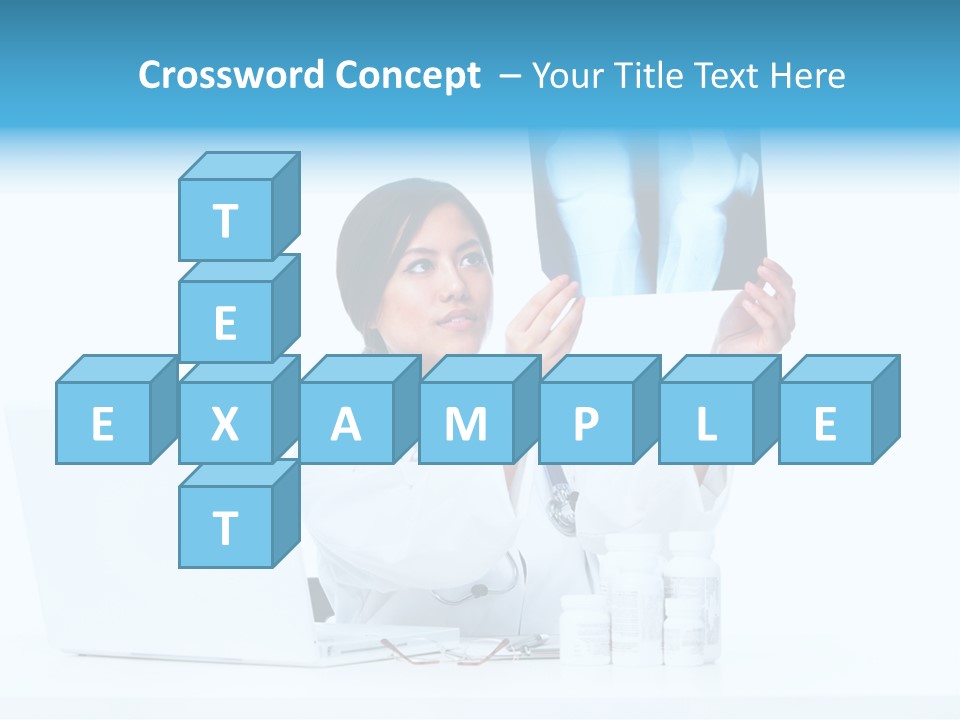 Pharmaceutical Background Illness PowerPoint Template