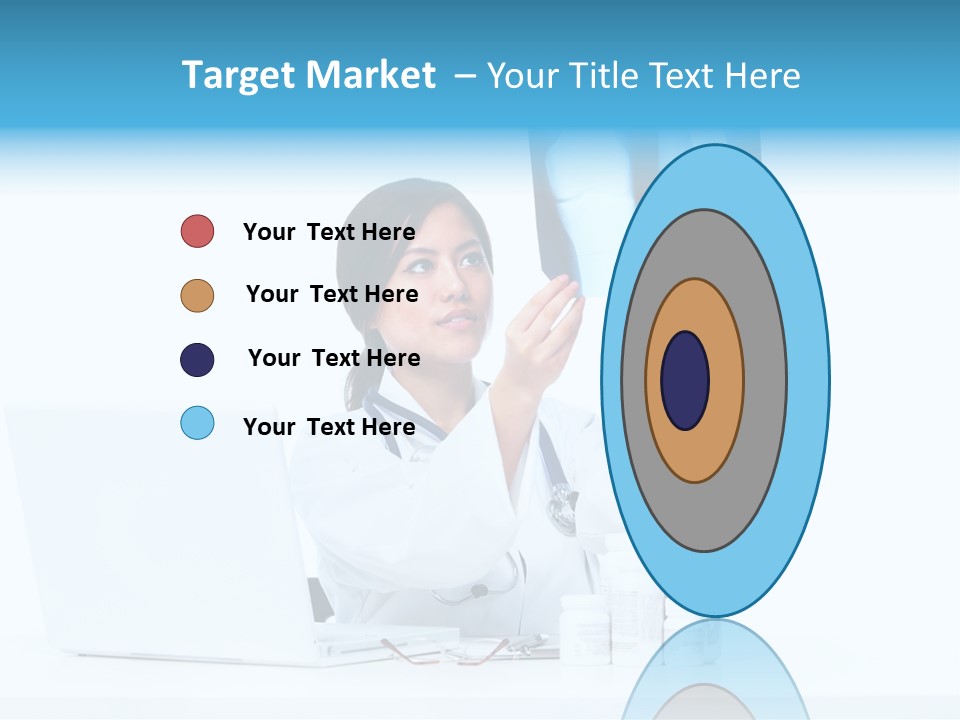 Pharmaceutical Background Illness PowerPoint Template