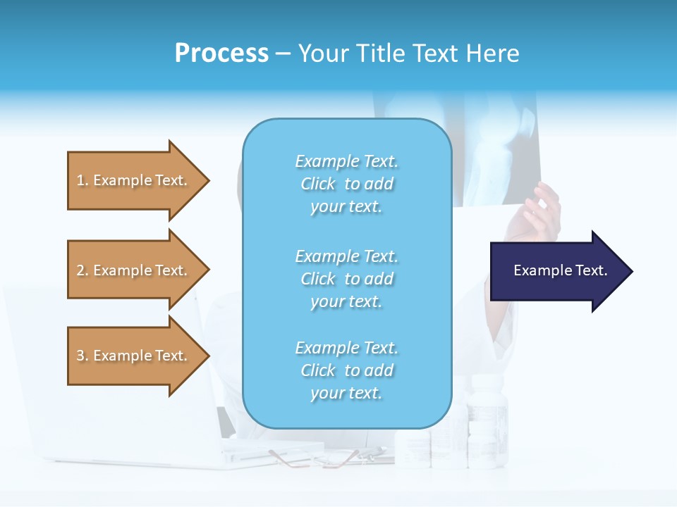 Pharmaceutical Background Illness PowerPoint Template