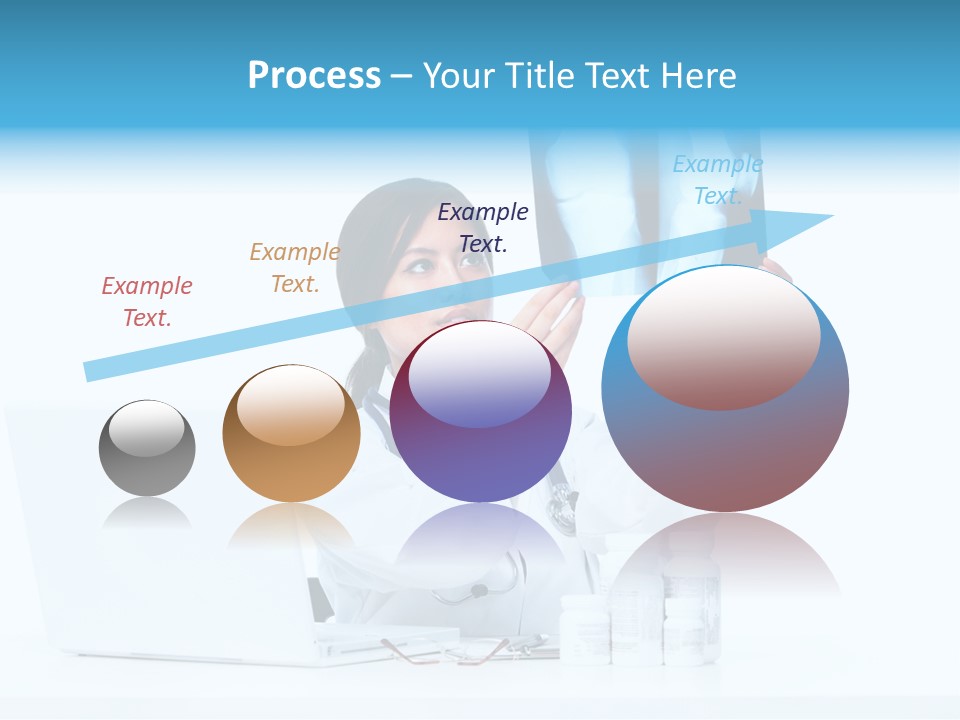 Pharmaceutical Background Illness PowerPoint Template
