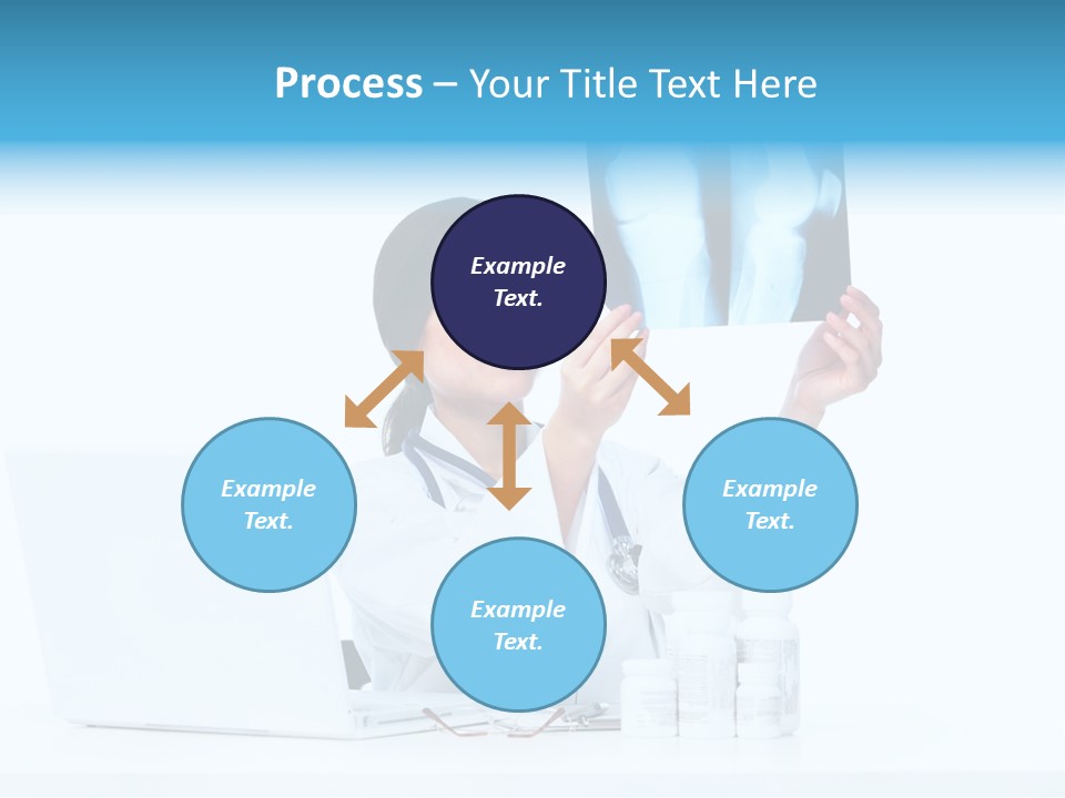 Pharmaceutical Background Illness PowerPoint Template