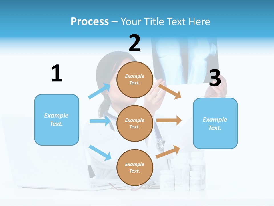 Pharmaceutical Background Illness PowerPoint Template
