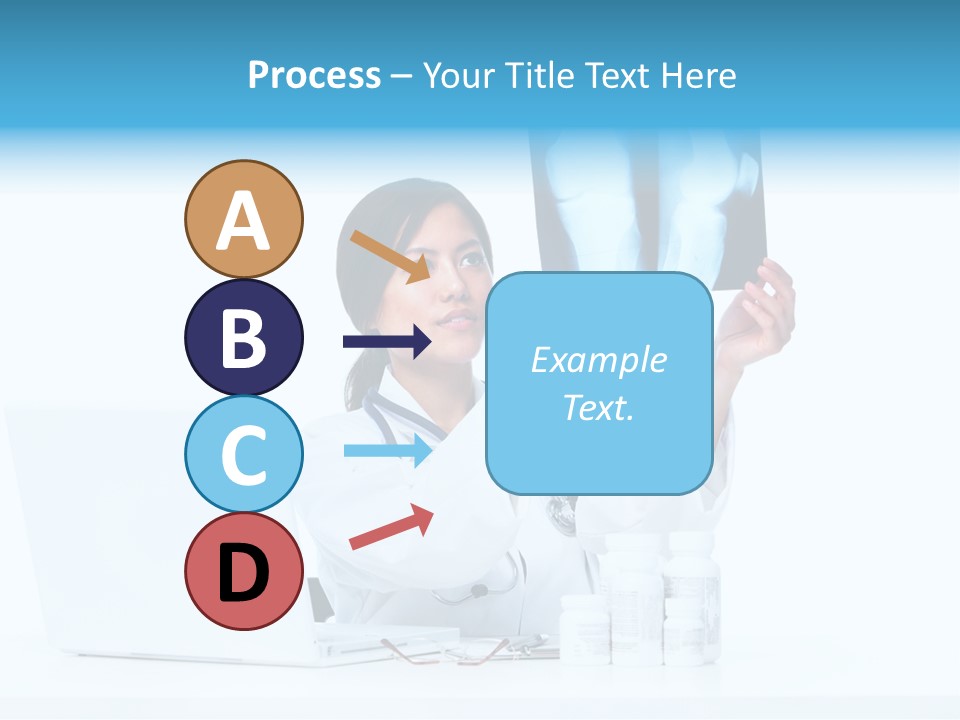 Pharmaceutical Background Illness PowerPoint Template