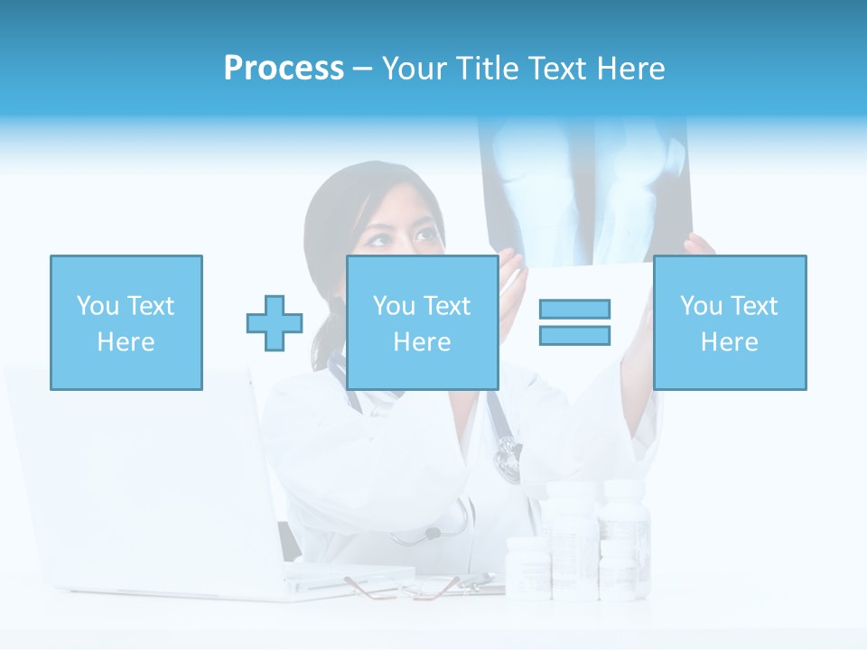 Pharmaceutical Background Illness PowerPoint Template