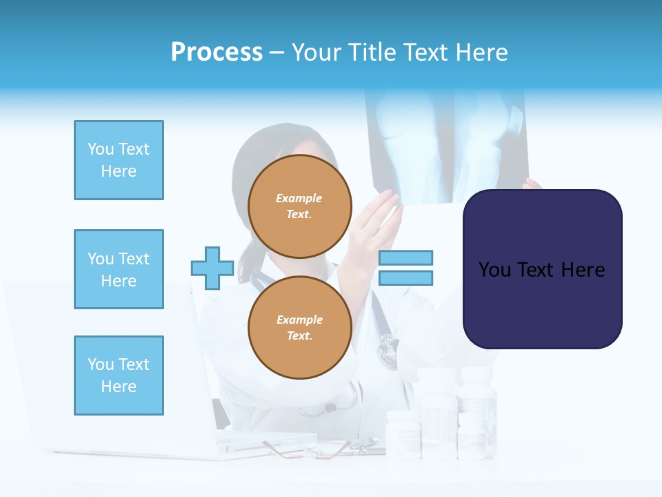 Pharmaceutical Background Illness PowerPoint Template