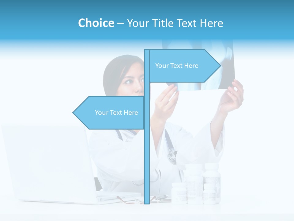 Pharmaceutical Background Illness PowerPoint Template