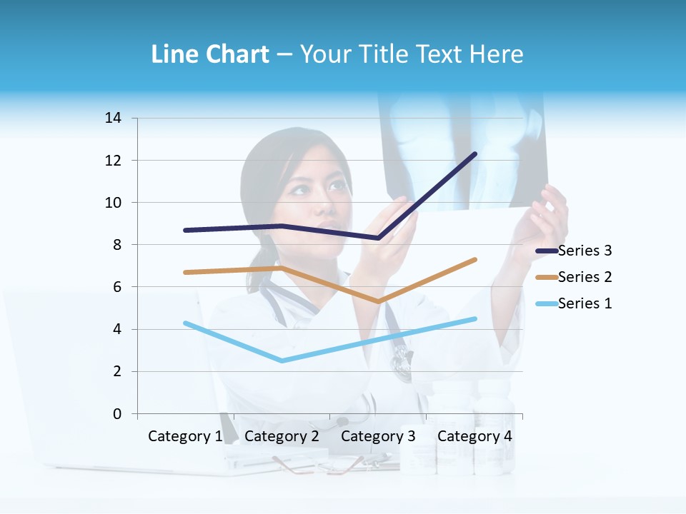 Pharmaceutical Background Illness PowerPoint Template
