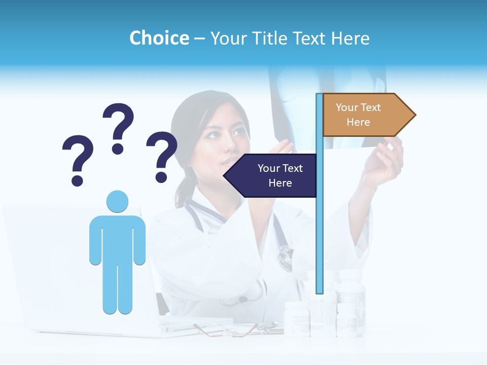 Pharmaceutical Background Illness PowerPoint Template