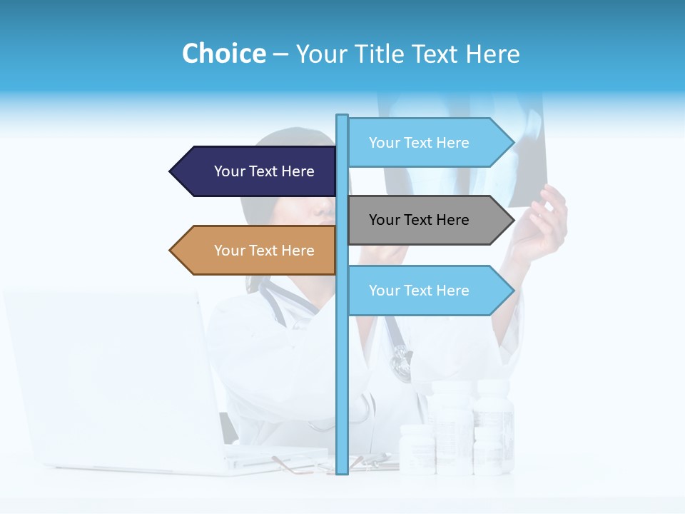 Pharmaceutical Background Illness PowerPoint Template