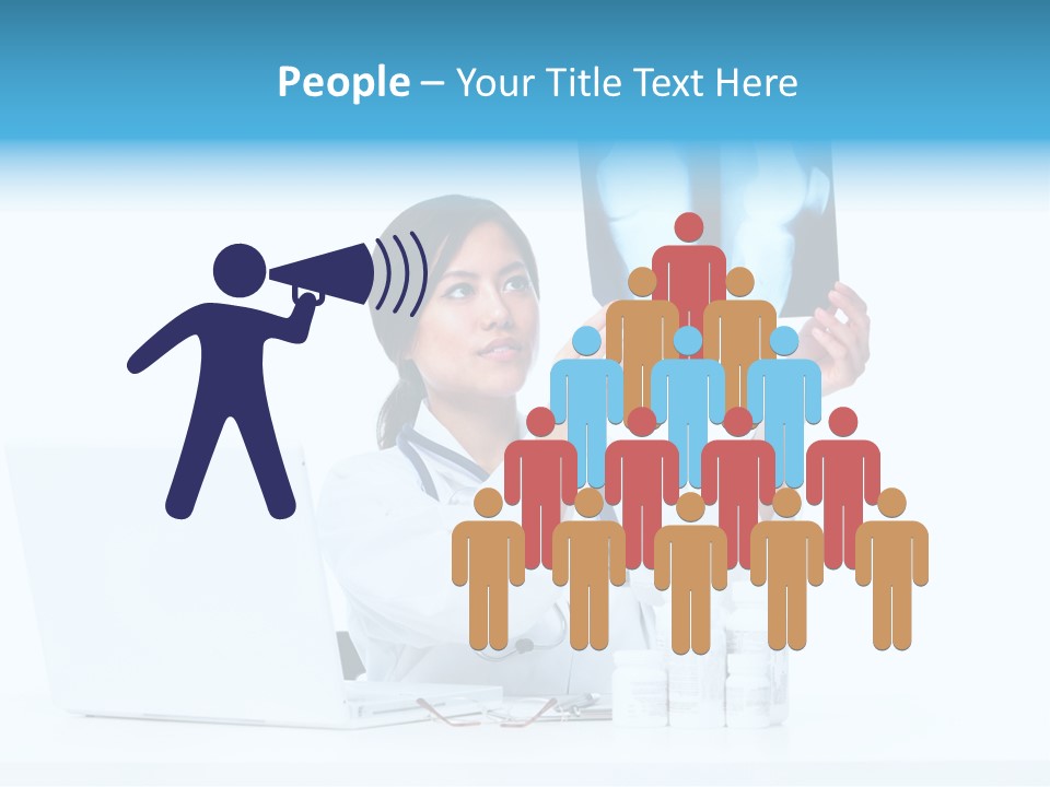 Pharmaceutical Background Illness PowerPoint Template