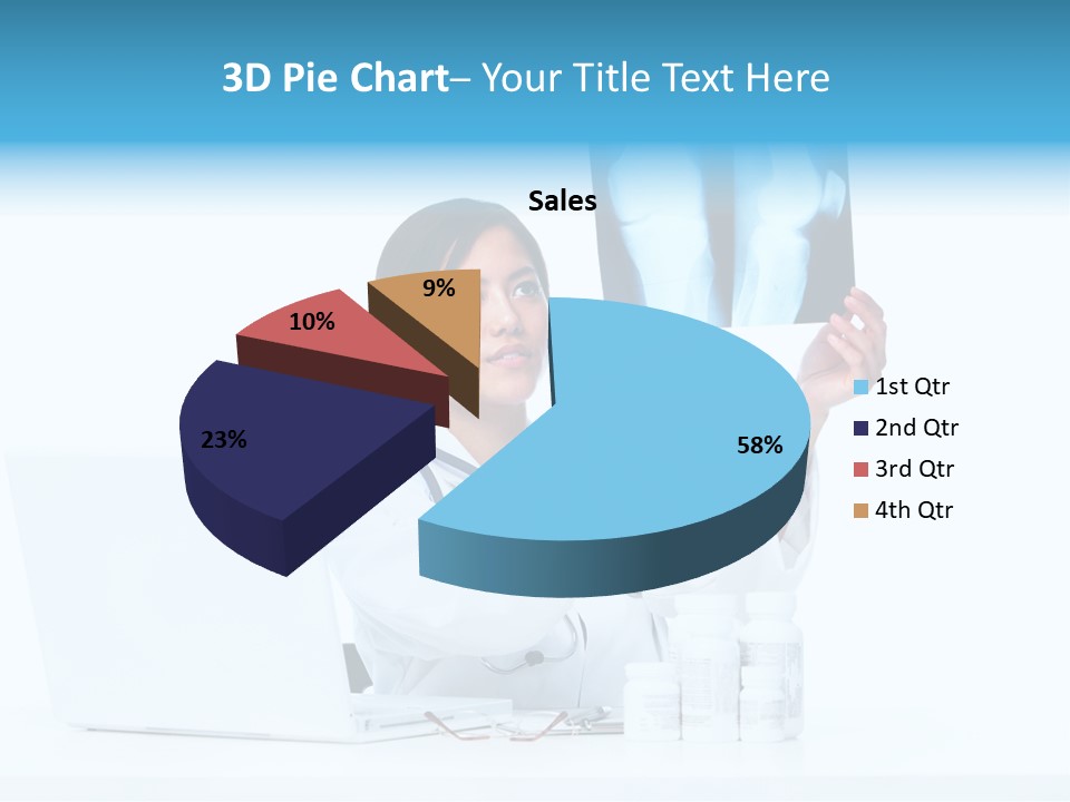Pharmaceutical Background Illness PowerPoint Template