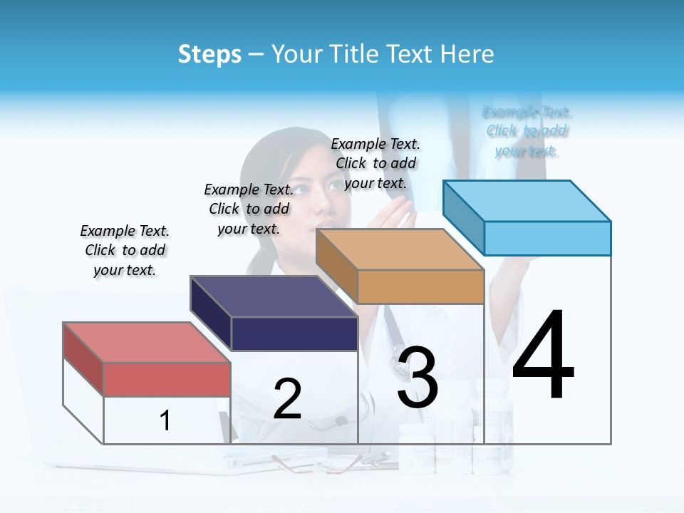 Pharmaceutical Background Illness PowerPoint Template