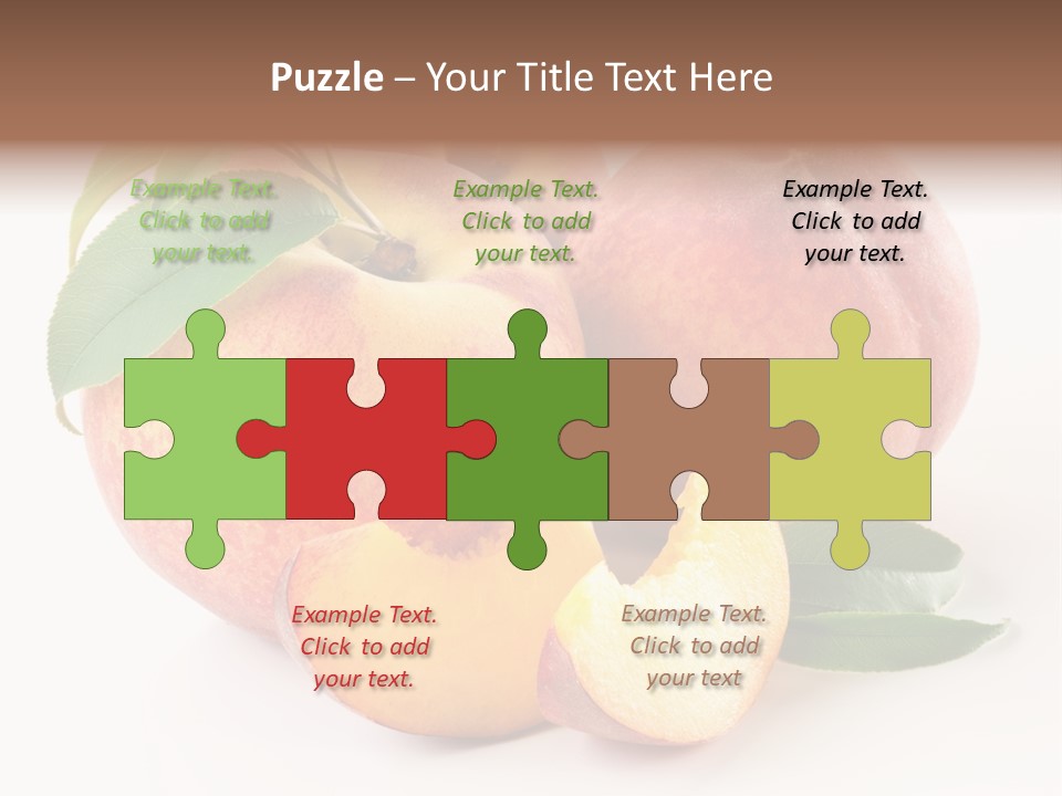 Nutrition Vegetarian Dessert PowerPoint Template