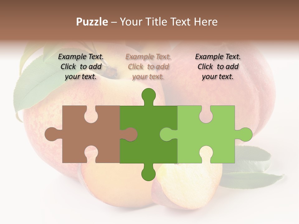 Nutrition Vegetarian Dessert PowerPoint Template