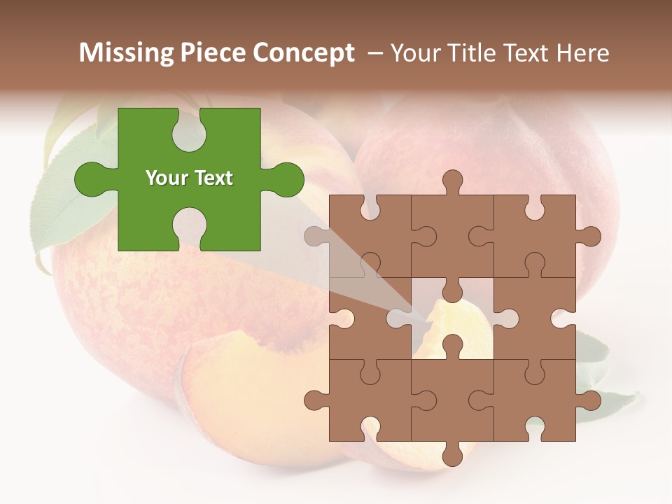 Nutrition Vegetarian Dessert PowerPoint Template