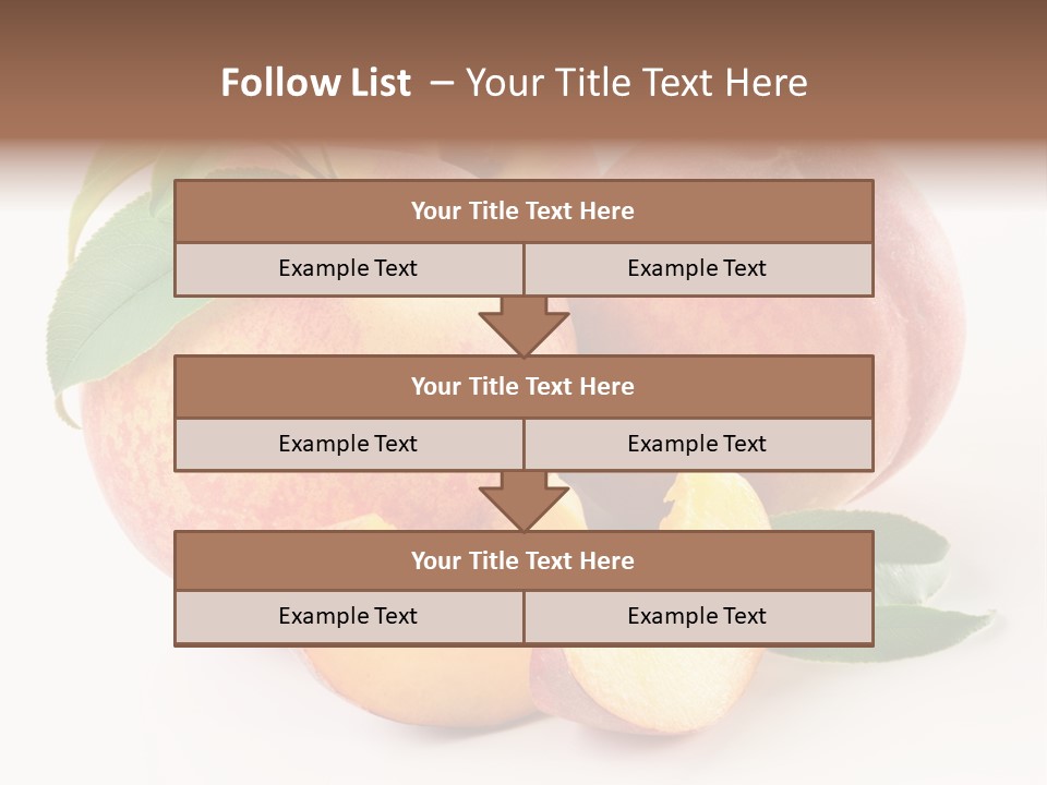 Nutrition Vegetarian Dessert PowerPoint Template