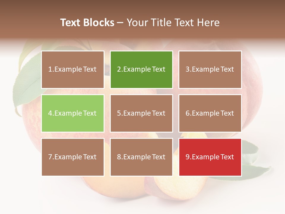 Nutrition Vegetarian Dessert PowerPoint Template