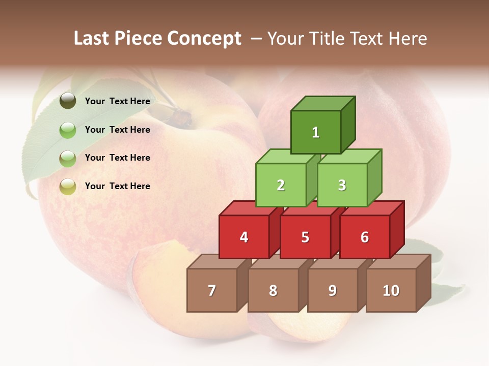 Nutrition Vegetarian Dessert PowerPoint Template