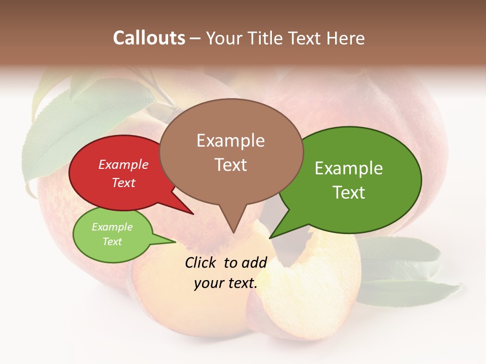 Nutrition Vegetarian Dessert PowerPoint Template