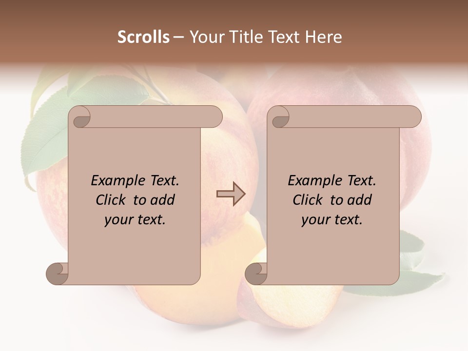Nutrition Vegetarian Dessert PowerPoint Template
