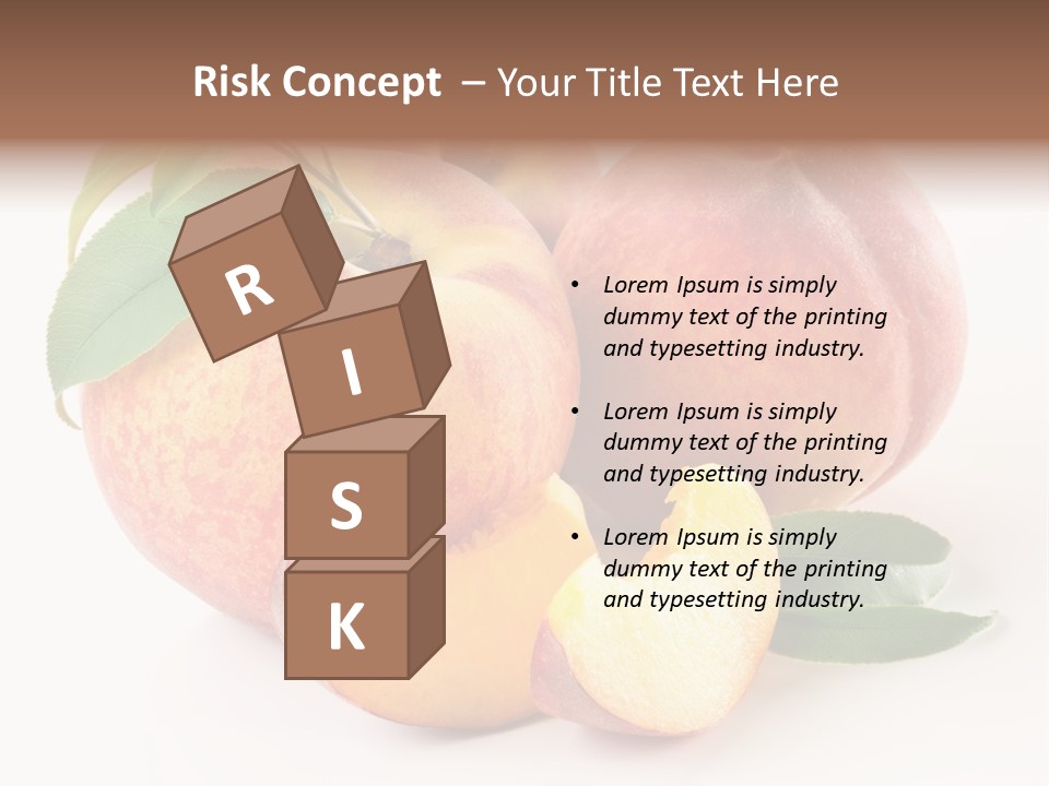 Nutrition Vegetarian Dessert PowerPoint Template