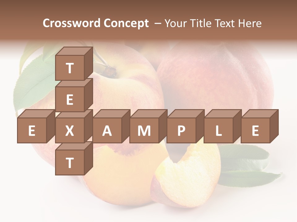 Nutrition Vegetarian Dessert PowerPoint Template