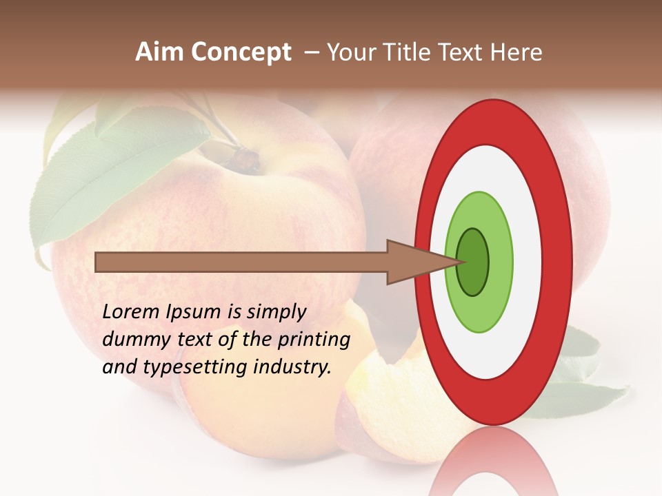 Nutrition Vegetarian Dessert PowerPoint Template