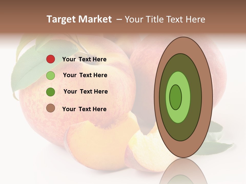 Nutrition Vegetarian Dessert PowerPoint Template