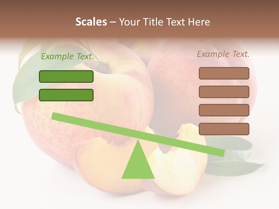 Nutrition Vegetarian Dessert PowerPoint Template