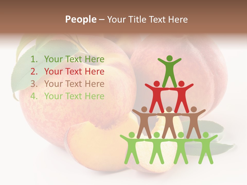 Nutrition Vegetarian Dessert PowerPoint Template