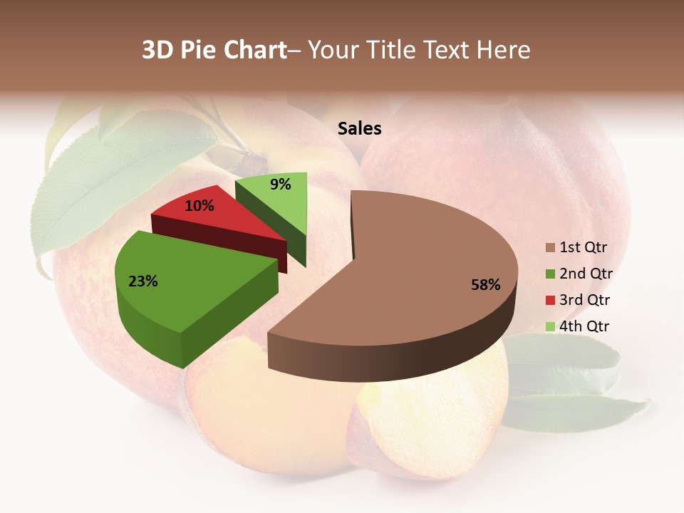 Nutrition Vegetarian Dessert PowerPoint Template