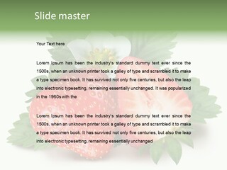 Healthy Fruit Fruity PowerPoint Template