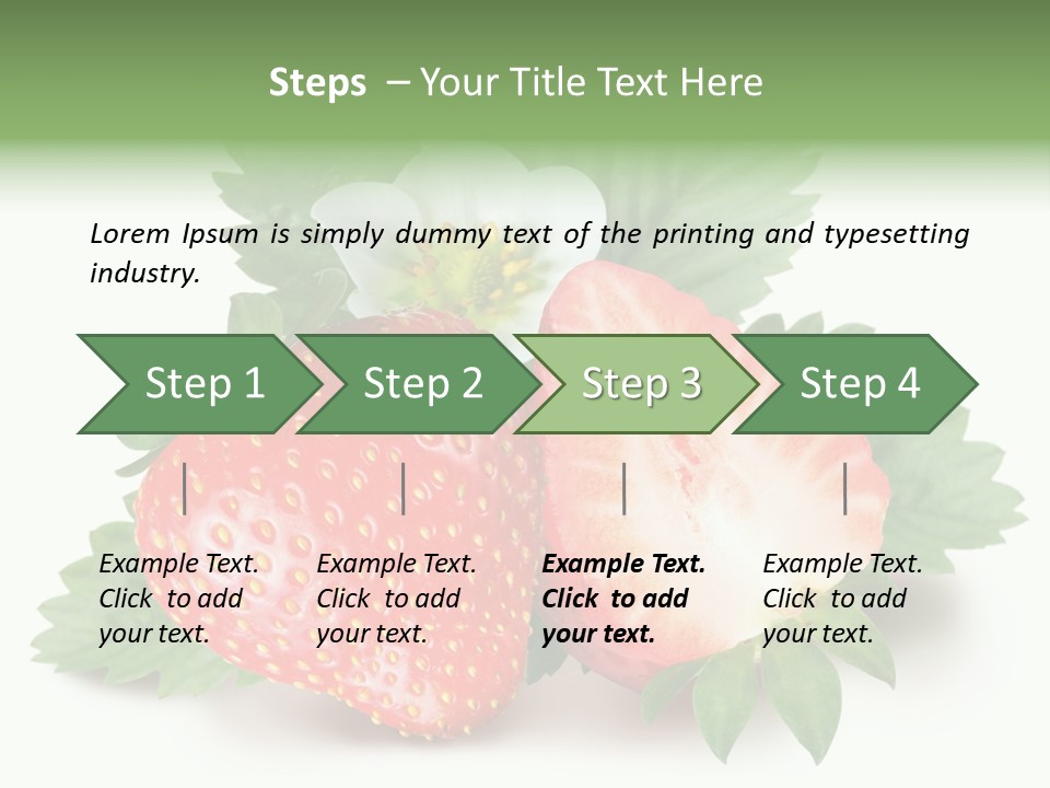Healthy Fruit Fruity PowerPoint Template