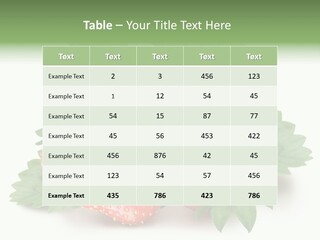 Healthy Fruit Fruity PowerPoint Template