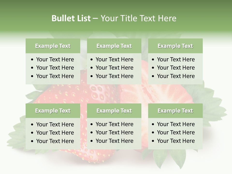 Healthy Fruit Fruity PowerPoint Template