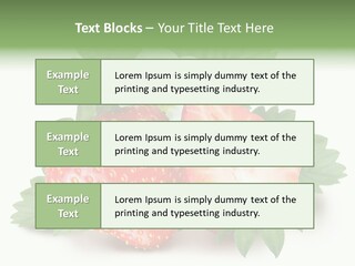 Healthy Fruit Fruity PowerPoint Template