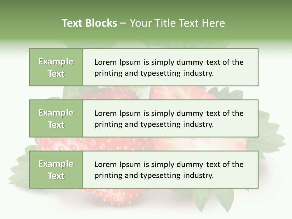 Healthy Fruit Fruity PowerPoint Template